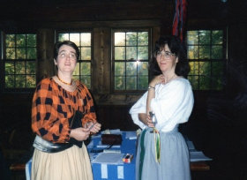 Rosalind in her early years in the SCA